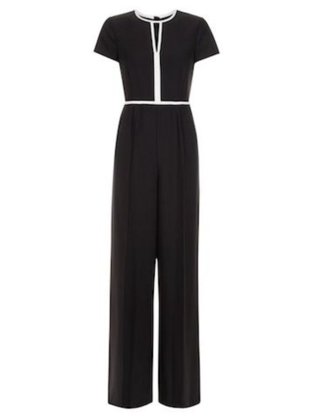 Hobbs Black White Effie Jumpsuit Size 6